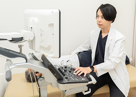 苦痛の少ない検査で、心臓の状態をその場で評価